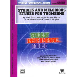 Tanner Studies and melodious etudes for trombone 3 BIC00357A