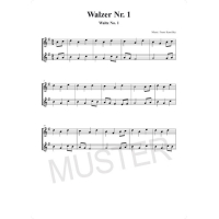 Kanefzky 100 leichte Duette 2 Alt od Tenor Saxophone EH1503 