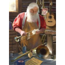 Good As New Trompete Posaune Postkarte Frohe Weihnachten