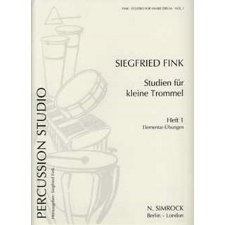 Fink Studien fuer kleine Trommel 1 Elementar Übungen EE2801
