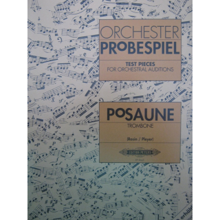 Orchester Probespiel Posaune Rosin / Pleyer EP8665