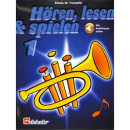 Hören lesen & spielen 1 Schule Trompete Audio DHP0991750-404