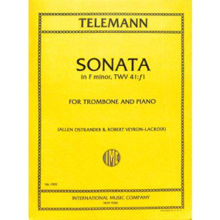 Telemann Sonata F minor Pos Klav IMC1903