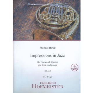 Rindt Impressions in Jazz op. 32 Horn Klavier FH2331
