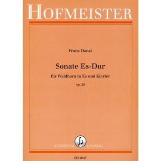 Danzi Sonate Es-Dur op. 28 Waldhorn Es Klavier FH2047