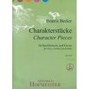Becker Charakterstücke Bassklarinette Klavier FH3156