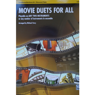 Movie Duets for all Posaune Fagott Tuba ALF33520