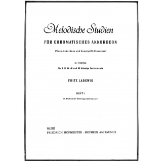 Ladewig Melodische Studien 1 Akkordeon FH2297