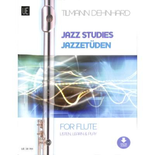Dehnhard Jazz Studies Querfl&ouml;te CD UE33703