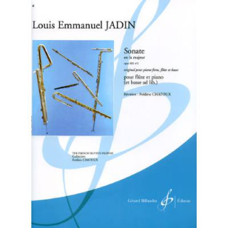 Jadin Sonate A-Dur op 13/2 Flöte Klavier GB7490