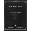 Ziev Divertimento 10 Miniaturen Tuba Klavier F19002