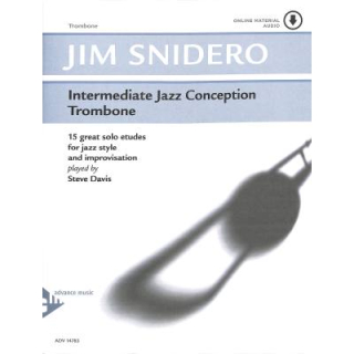 Snidero Intermediate Jazz Conception Posaune Audio ADV14783