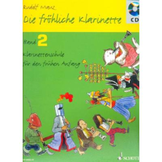 Mauz Die froehliche Klarinette 2 Klarinettenschule CD ED8082-50