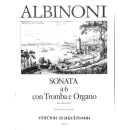 Albinoni Sonata A 6 con Tromba e Organo Klavierauszug GM380a