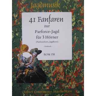 Jagdmusik - 41 Fanfaren zur Parforcejagd ROM158
