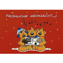 Die Schnuffelbären Fröhliche Weihnacht Postkarte