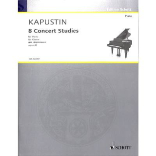 Kapustin 8 Concert Studies Klavier ED22659