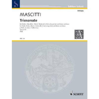 Mascitti Triosonate g-moll op 6/15 VL VC BC ANT76