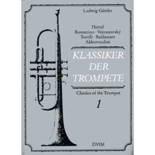 Güttler Klassiker der Trompete 1 mit Klavier DV32090
