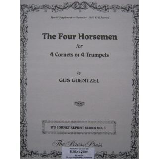 Guentzel The Four Horsemen 4 Trumpets BIM-TP148