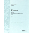 Quantz Konzert G-Dur QV 5/174 Fl&ouml;te Klavier EB8564