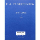 Pushechnikov 25 Studies Oboe MR1974