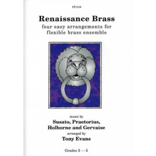 Evans Renaissance Brass 4 easy arrangements for flexible brass SP1139