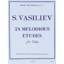 Vasiliev 24 Melodious Etudes Tuba AL28599