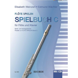 Weinzierl Flöte spielen Spielbuch C Klavier CD SY2943
