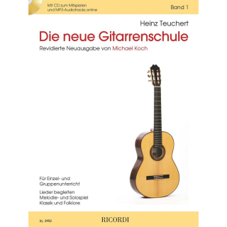 Teuchert Die neue Gitarrenschule 1 CD Audio SY2952