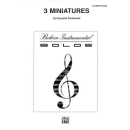 Penderecki 3 Miniatures Klarinette Klavier BWI00492