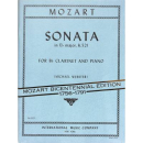 Mozart Sonate Es-Dur KV 521 Klarinette Klavier IMC3322