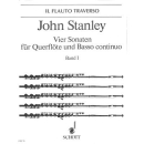Stanley 4 Sonaten Band 1 Fl&ouml;te Basso continuo FTR70