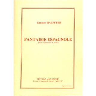 Halffter Fantasie Espagnole Cello Klavier ME8789