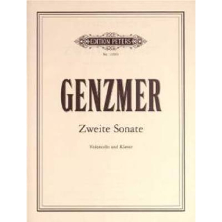 Genzmer Sonate 2 Cello Klavier EP11003