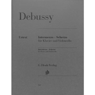 Debussy Intermezzo Nocturne et Scherzo Cello Klavier HN945