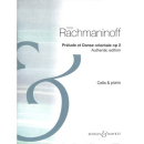 Rachmaninoff Prelude et danse orientale op 2 VC Klav...