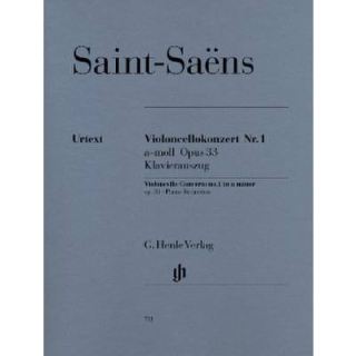 Saint Saens Konzert 1 a-moll op 33 Cello Klavier HN711