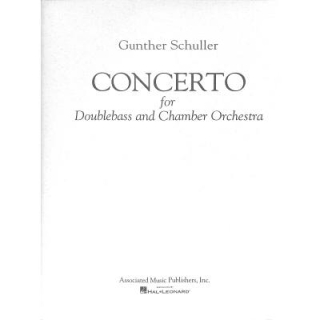 Schuller Concerto Double Bass Piano GS22678