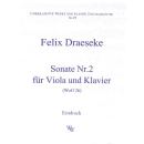 Draeseke Sonate 2 F-Dur (WOO 26) Viola Klavier WW179