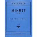 Valensin Menuett G-Dur Viola Klavier IMC313