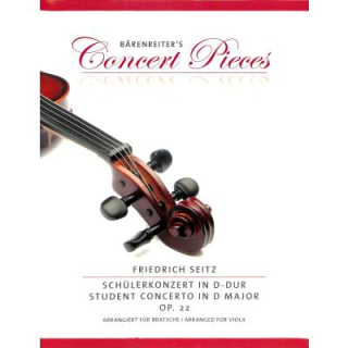 Seitz Student Concerto D-Dur op 22 Viola Klavier BA8986