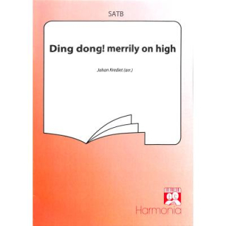 Krediet Ding dong merrily on high SATB Chor HU3457-250