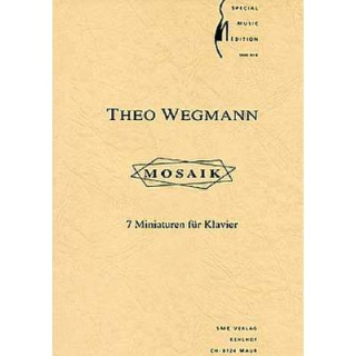 Wegmann Mosaik 7 Miniaturen Klavier SME915