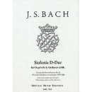 Bach Sinfonia D-DUR BWV 1006 Orgel SME902