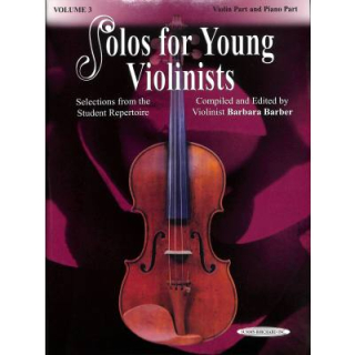 Barber Solos for young Violinists 3 SBM0990