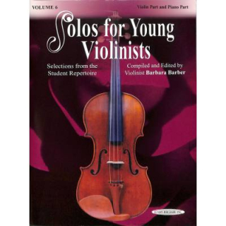 Barber Solos for young Violinists 6 SBM0993