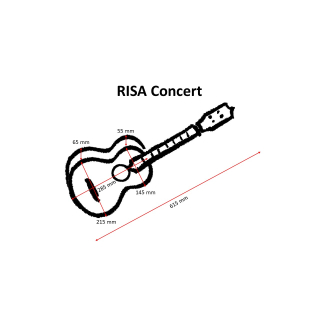 RISA Koa Concert Deluxe