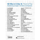 50 Hits in C-Dur 4: Rock & Pop Klavier Gesang Gitarre BOE7968
