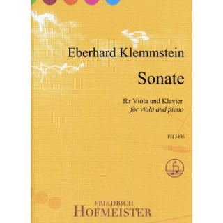 Klemmstein Sonate Viola Klavier FH3496
